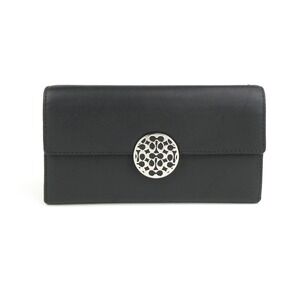 Coach Alexandra Black Leather Slim Envelope Wallet F46148